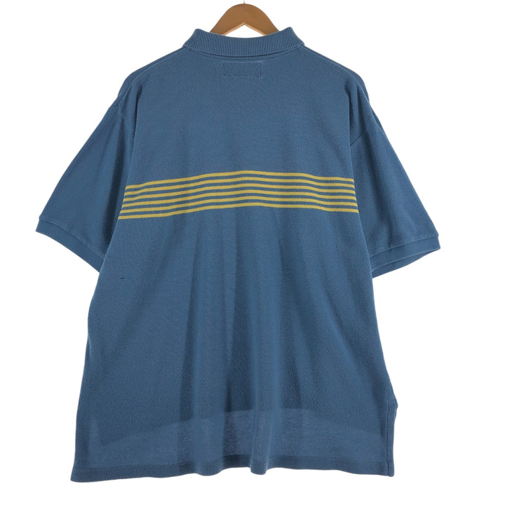 Ralph Lauren POLO SPORT short sleeve polo shirt, men's size L cotton Blue type light blue Vintage Second Hand