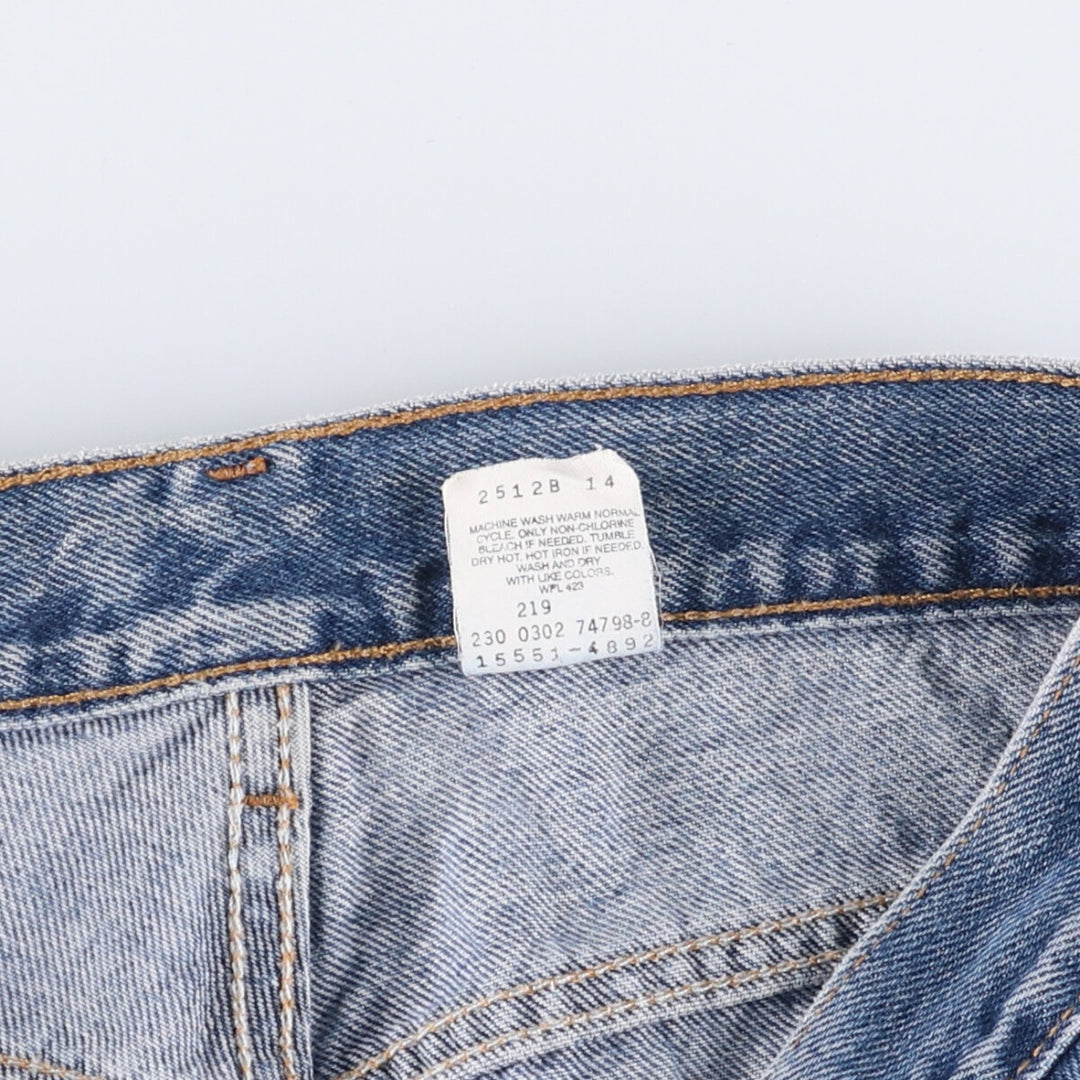 Levi's 550 Relaxed Fit Tapered Leg Tapered Denim Pants Women's XL (w30) cotton blue type Vintage Second Hand