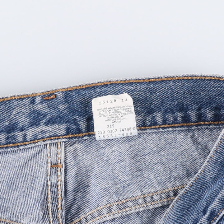 Levi's 550 Relaxed Fit Tapered Leg Tapered Denim Pants Women's XL (w30) cotton blue type Vintage Second Hand