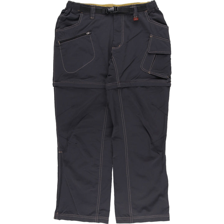 REI 2WAY Climbing Pants, Women's Size L Nylon black type Vintage Second Hand
