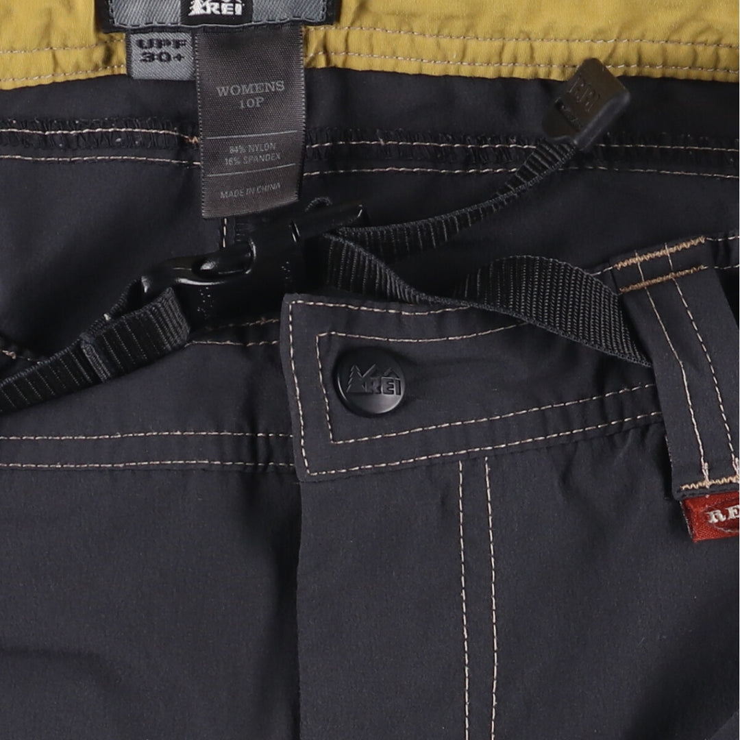 REI 2WAY Climbing Pants, Women's Size L Nylon black type Vintage Second Hand