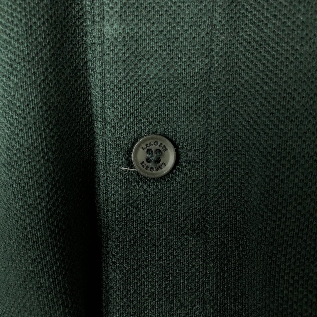 Lacoste Regular Fit short sleeve polo shirt, men's size S cotton green type Vintage Second Hand