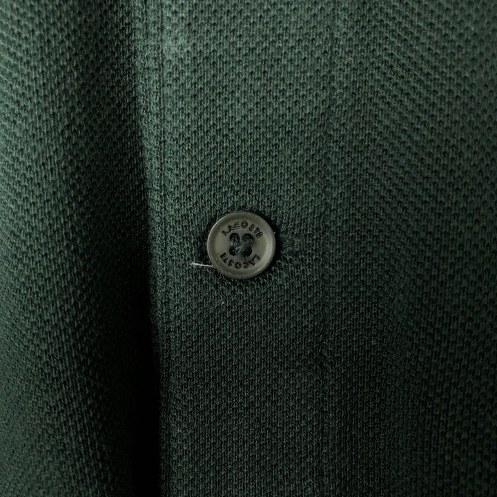 Lacoste Regular Fit short sleeve polo shirt, men's size S cotton green type Vintage Second Hand