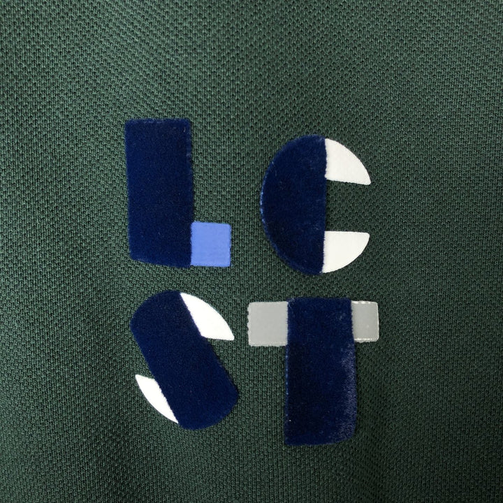 Lacoste Regular Fit short sleeve polo shirt, men's size S cotton green type Vintage Second Hand
