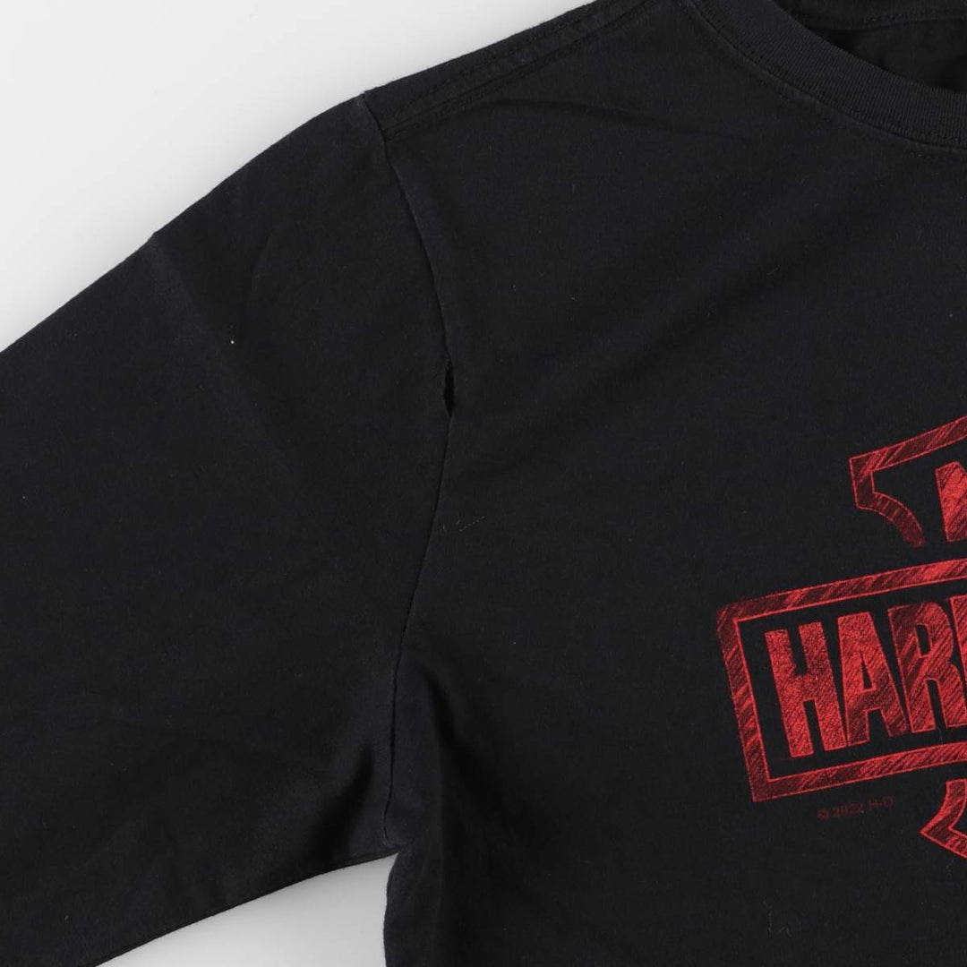 Harley-Davidson Long Sleeve T-Shirt for Women (XL Size) cotton black type Vintage Second Hand