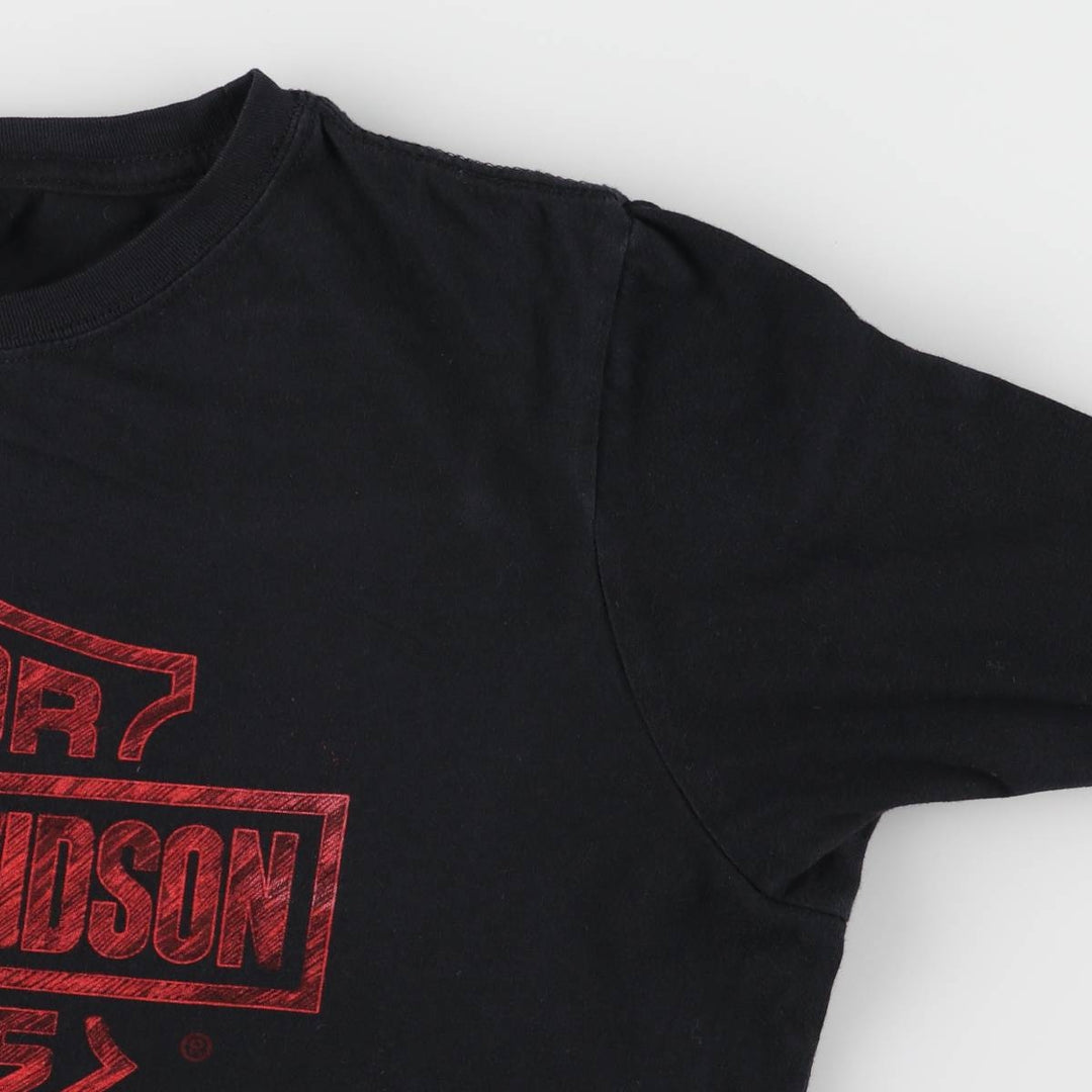 Harley-Davidson Long Sleeve T-Shirt for Women (XL Size) cotton black type Vintage Second Hand