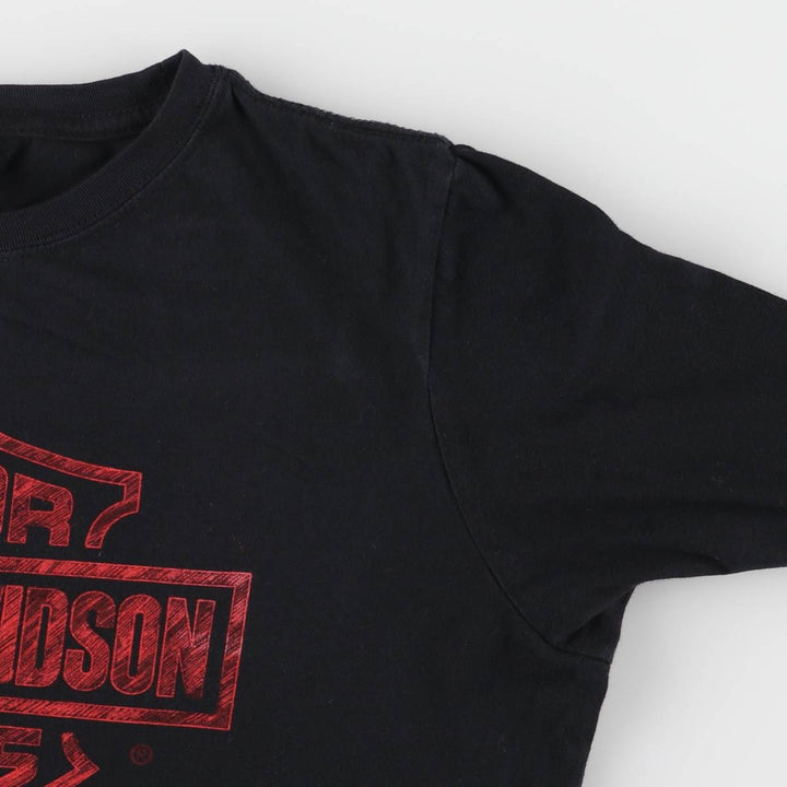 Harley-Davidson Long Sleeve T-Shirt for Women (XL Size) cotton black type Vintage Second Hand