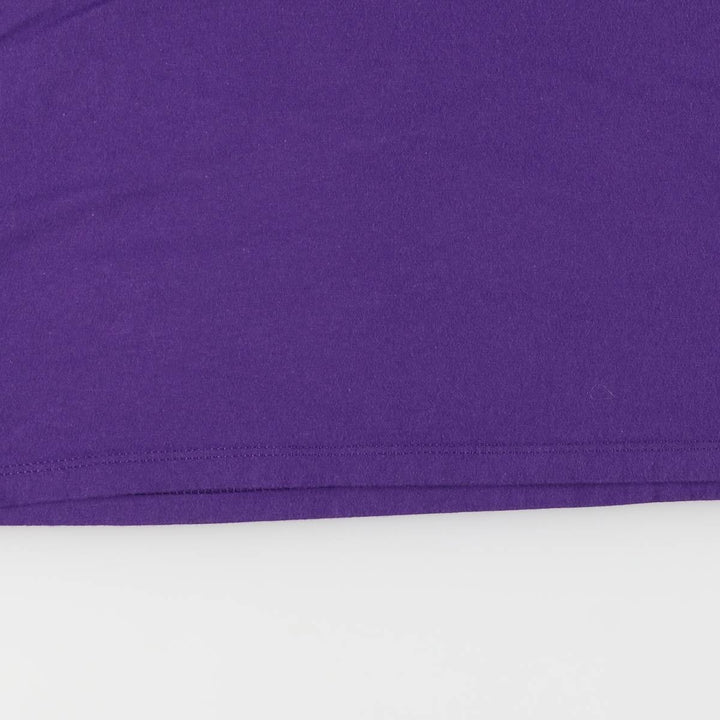 Harley-Davidson Back Print V-neck Long T-shirt, Men's Size L cotton purple type Vintage Second Hand