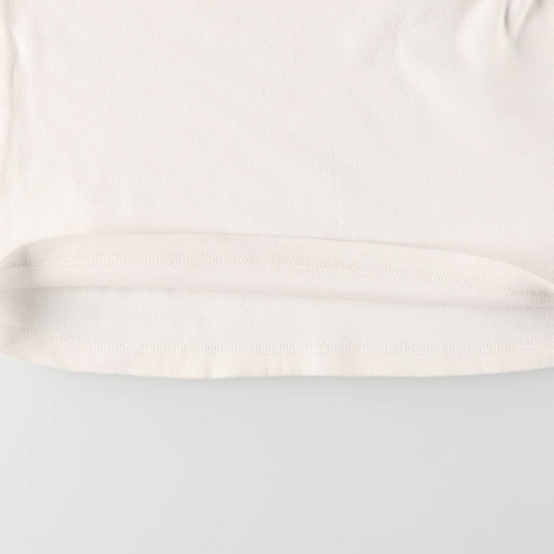 00'S Harley-Davidson V-neck long T-shirt, women's size S unclear white type Vintage Second Hand