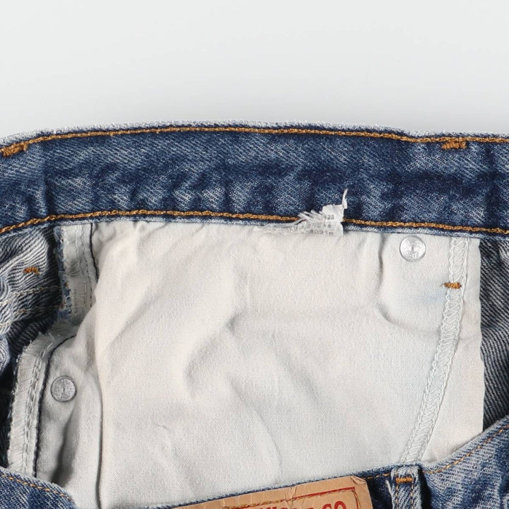 Levi's 505 REGULAR FIT tapered denim pants for men, size w35 cotton blue type Vintage Second Hand