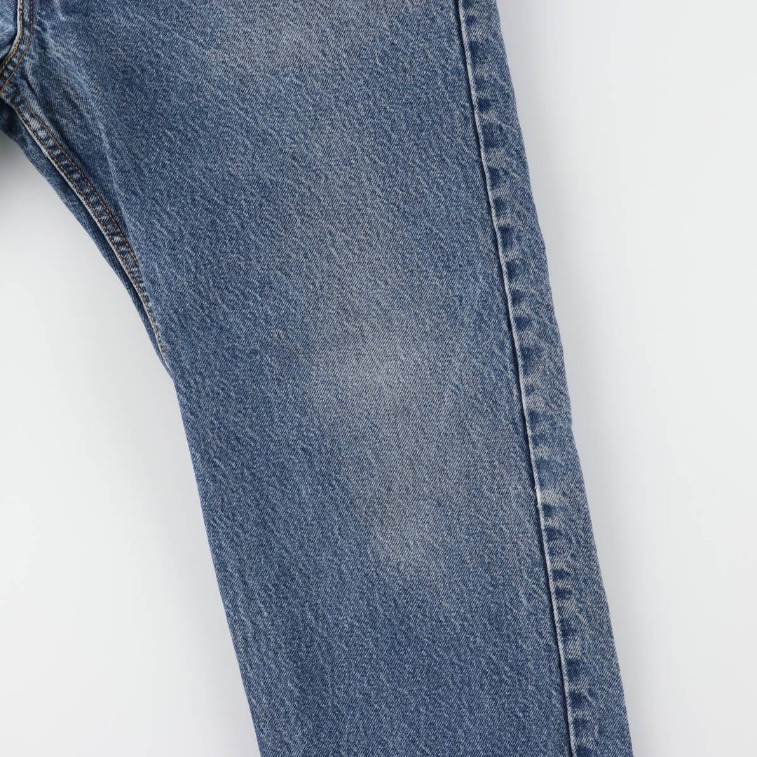 Levi's 505 REGULAR FIT tapered denim pants for men, size w35 cotton blue type Vintage Second Hand