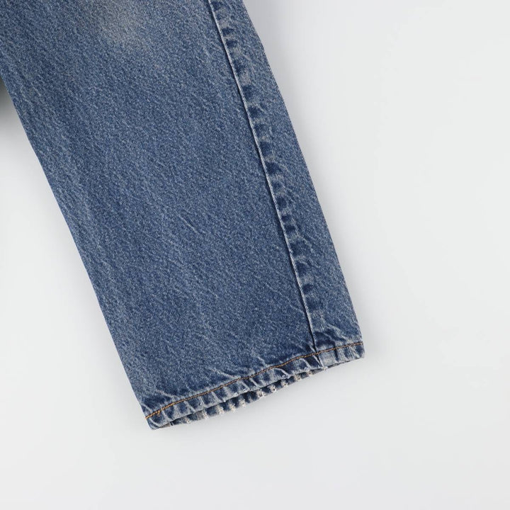 Levi's 505 REGULAR FIT tapered denim pants for men, size w35 cotton blue type Vintage Second Hand