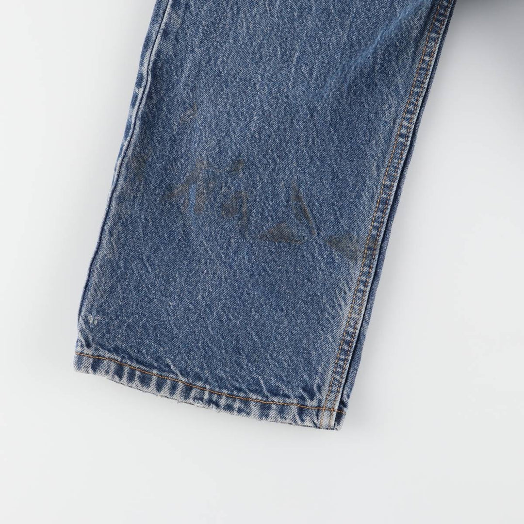 Levi's 505 REGULAR FIT tapered denim pants for men, size w35 cotton blue type Vintage Second Hand