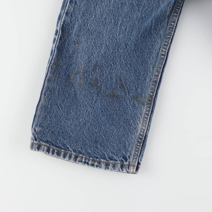 Levi's 505 REGULAR FIT tapered denim pants for men, size w35 cotton blue type Vintage Second Hand