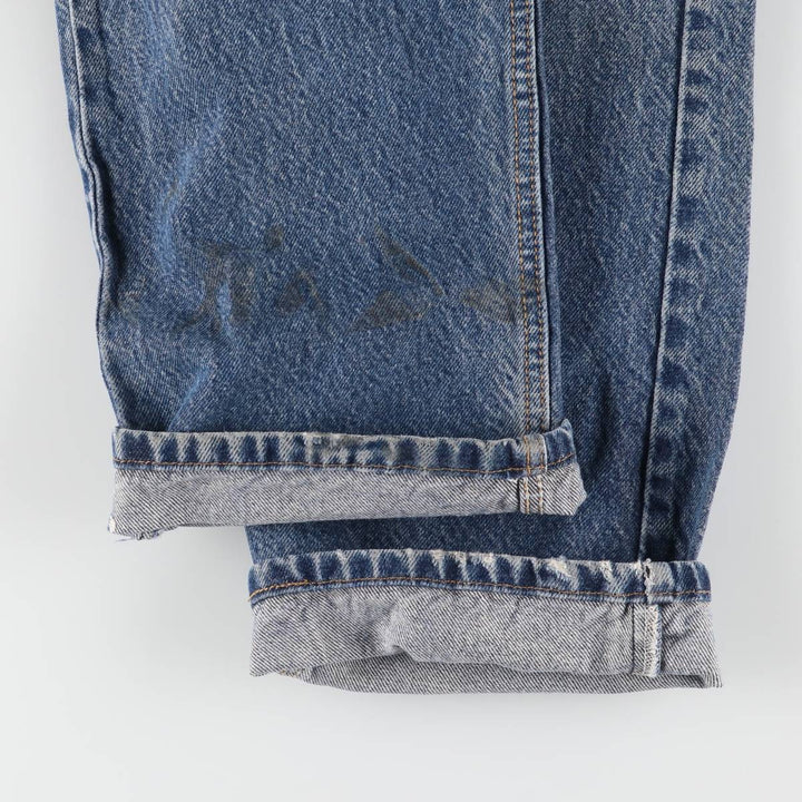 Levi's 505 REGULAR FIT tapered denim pants for men, size w35 cotton blue type Vintage Second Hand