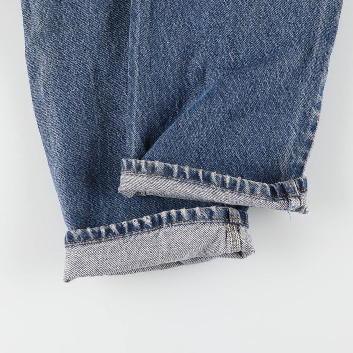 Levi's 505 REGULAR FIT tapered denim pants for men, size w35 cotton blue type Vintage Second Hand