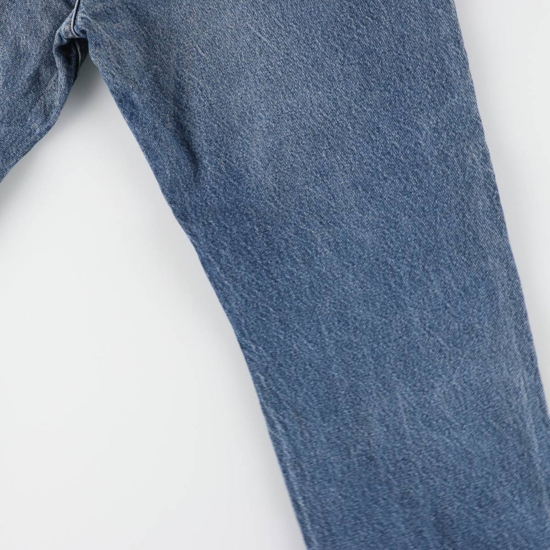 Levi's 505 REGULAR FIT tapered denim pants for men, size w35 cotton blue type Vintage Second Hand