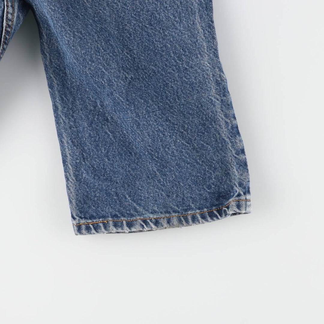 Levi's 505 REGULAR FIT tapered denim pants for men, size w35 cotton blue type Vintage Second Hand