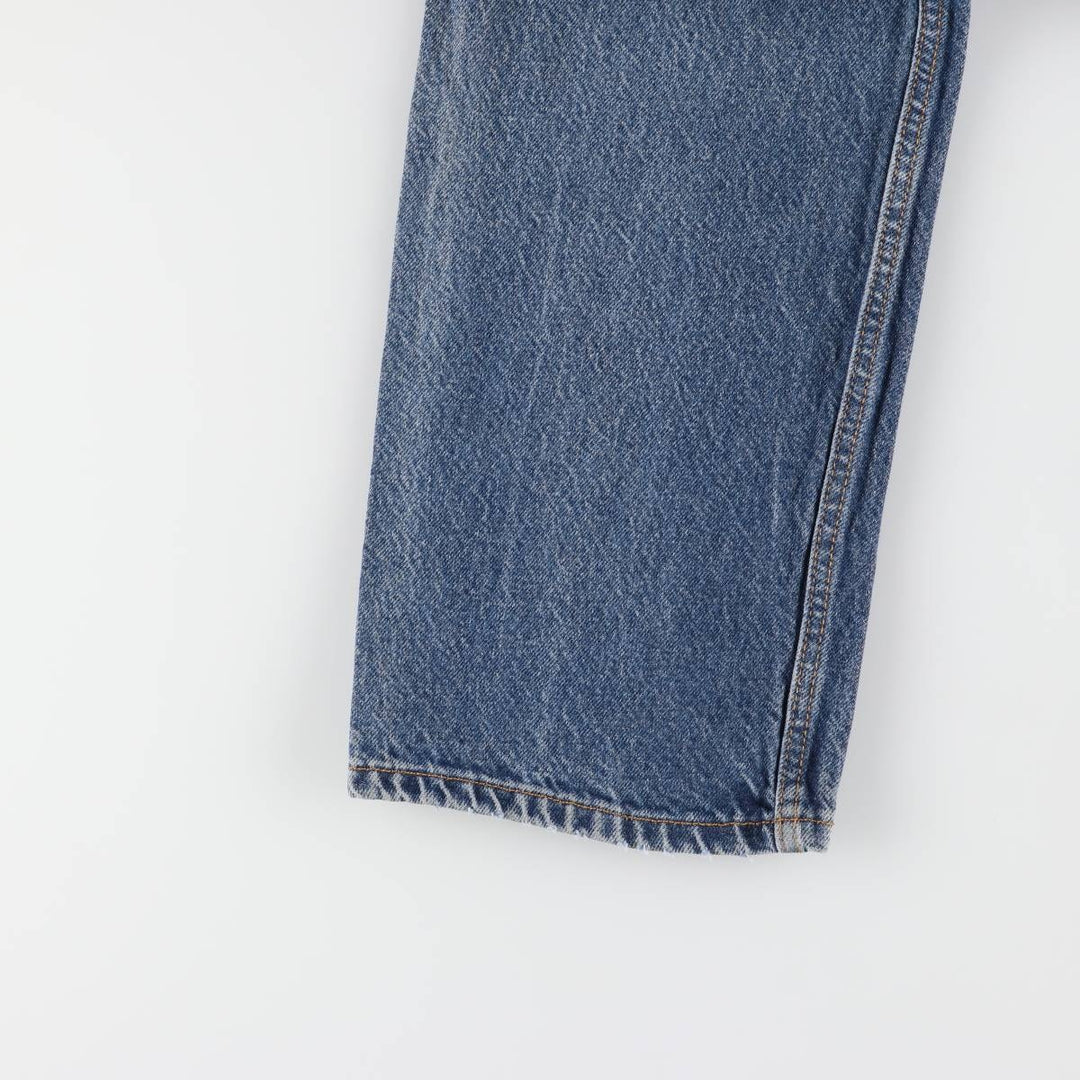 Levi's 505 REGULAR FIT tapered denim pants for men, size w35 cotton blue type Vintage Second Hand