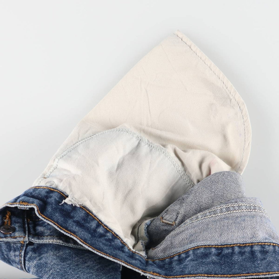 Levi's 505 REGULAR FIT tapered denim pants for men, size w35 cotton blue type Vintage Second Hand