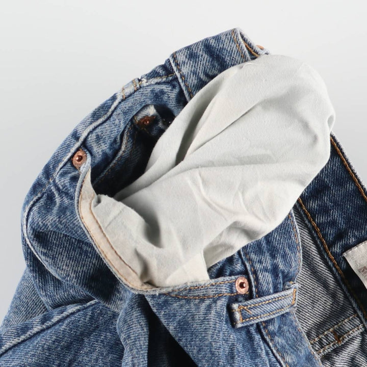 Levi's 505 REGULAR FIT tapered denim pants for men, size w35 cotton blue type Vintage Second Hand