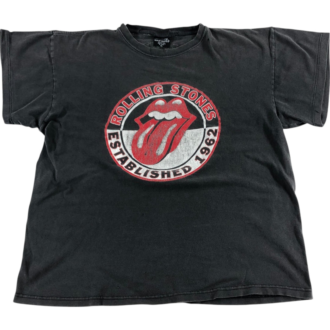CH GOLD SERIES The Rolling Stones Band T-shirt Band T Men's XL equivalent cotton black type Vintage Second Hand