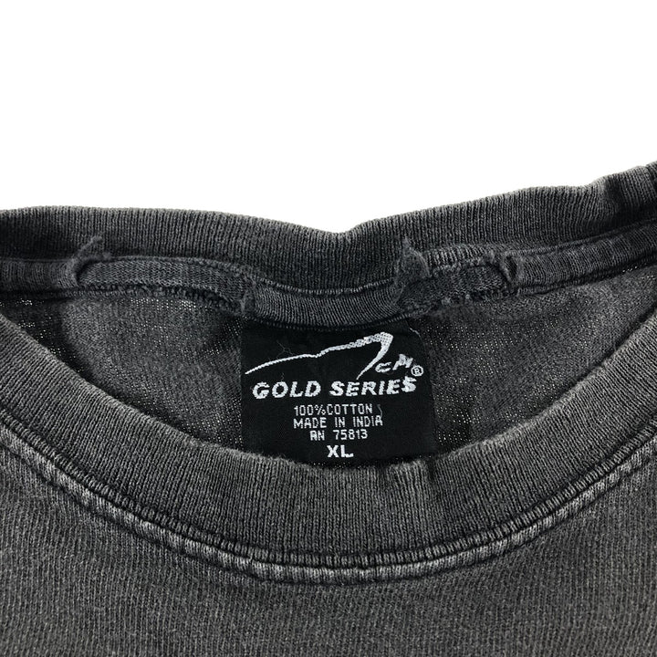 CH GOLD SERIES The Rolling Stones Band T-shirt Band T Men's XL equivalent cotton black type Vintage Second Hand