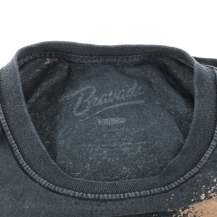 METALLICA Metallica Band T-shirt Band T Men's L size cotton black type Vintage Second Hand