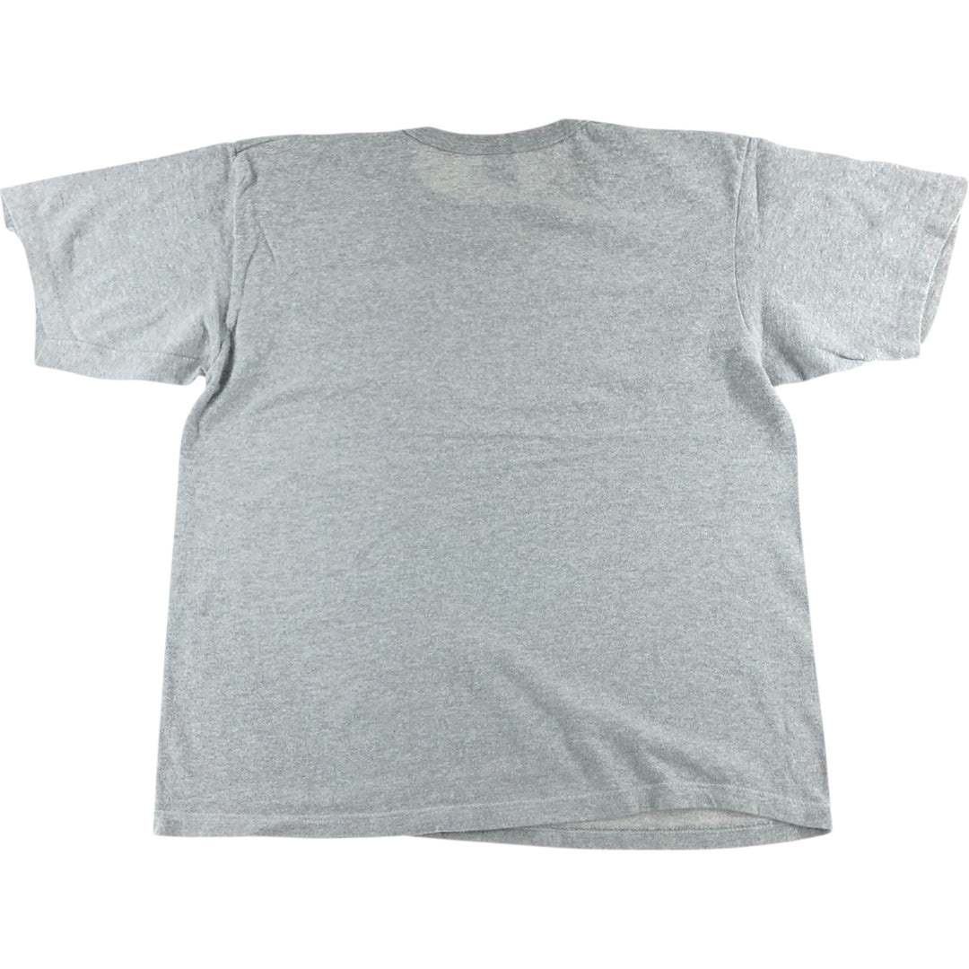 90'S Champion Authentic Athletic Apparel College T-shirt Made in USA Men's L Vintage cotton gray type Vintage Second Hand