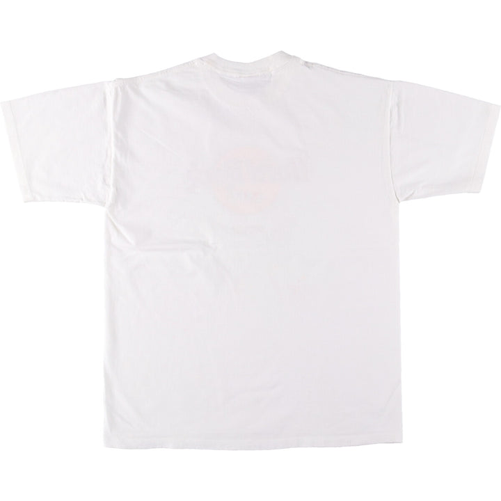 HARD ROCK CAFE Hard Rock Cafe Advertising T-shirt Made in USA Men's L size cotton white type Vintage Second Hand