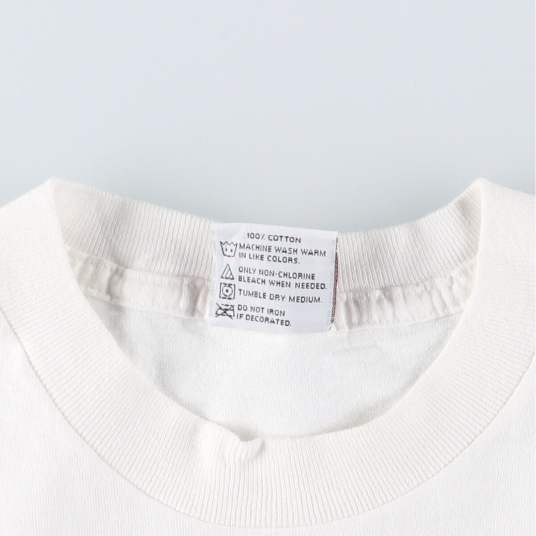 HARD ROCK CAFE Hard Rock Cafe Advertising T-shirt Made in USA Men's L size cotton white type Vintage Second Hand