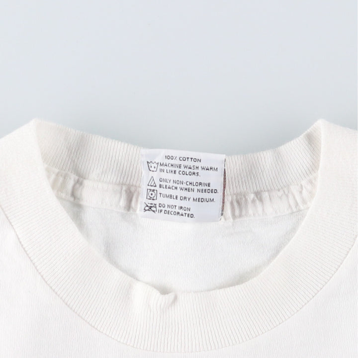 HARD ROCK CAFE Hard Rock Cafe Advertising T-shirt Made in USA Men's L size cotton white type Vintage Second Hand