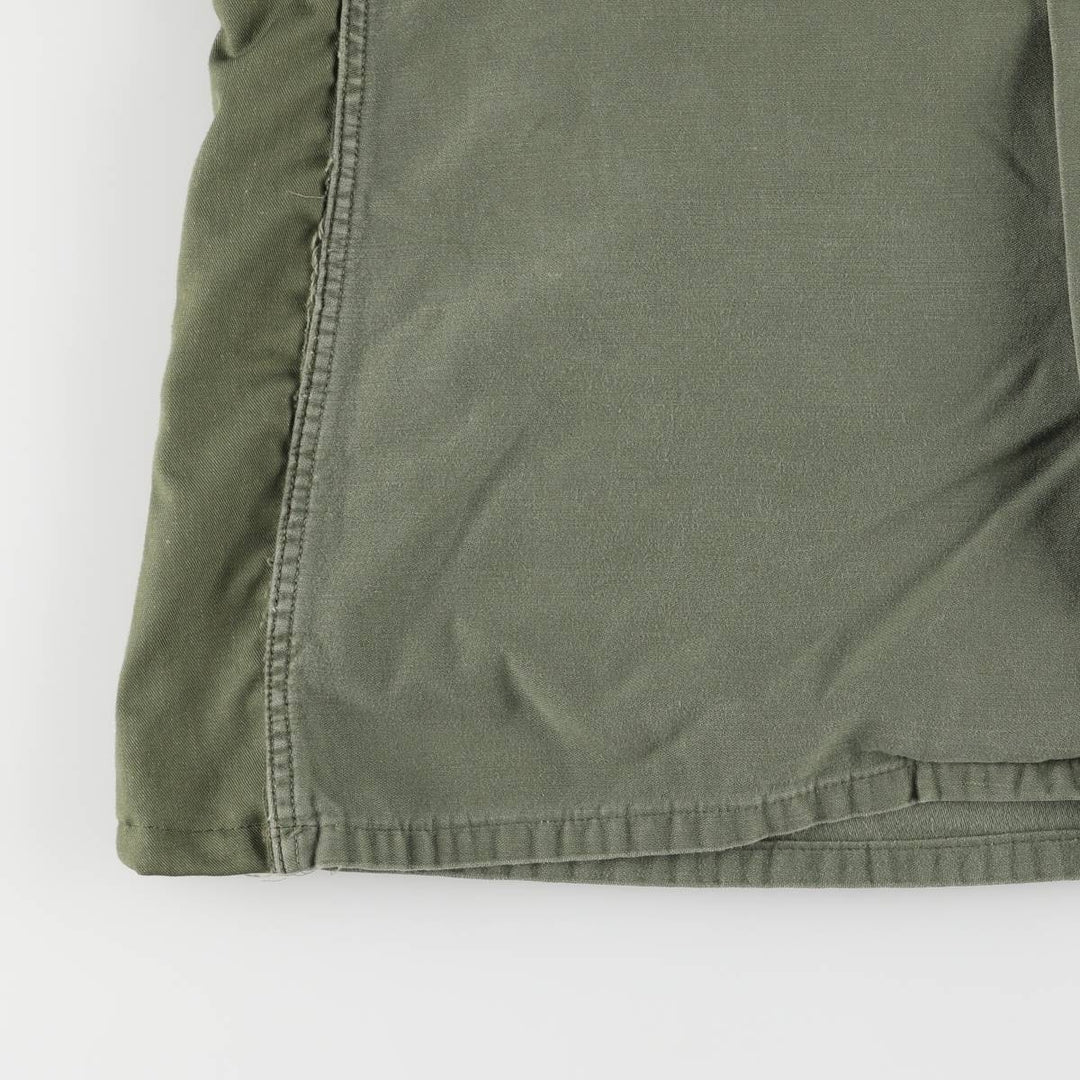 US Military Utility Shirt, Men's M unclear Khaki type sage green Vintage Second Hand