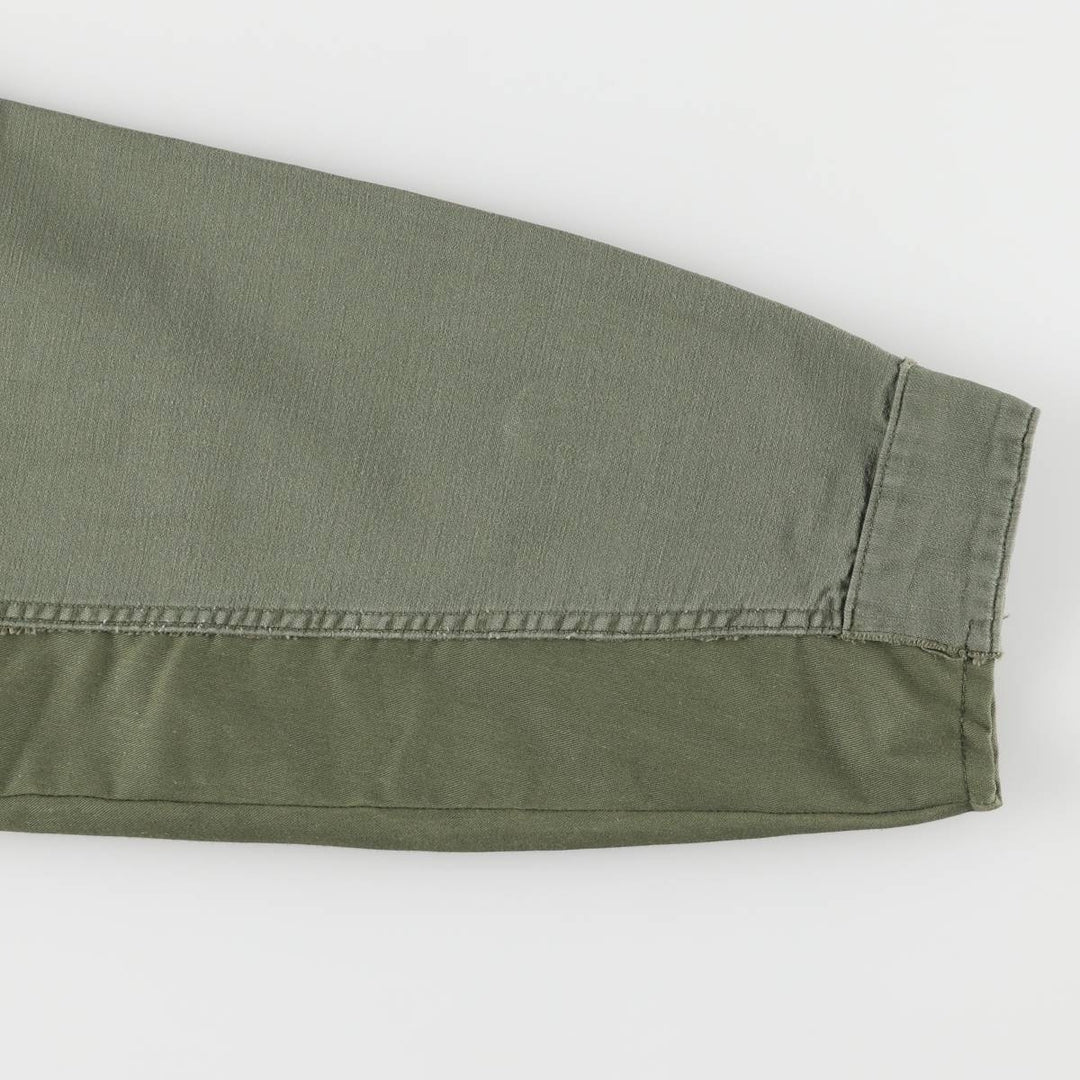US Military Utility Shirt, Men's M unclear Khaki type sage green Vintage Second Hand
