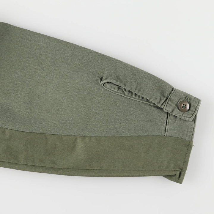 US Military Utility Shirt, Men's M unclear Khaki type sage green Vintage Second Hand