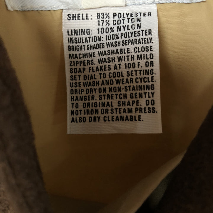 SASKA SKIWEAR Open Collar Warm-up Pullover, Men's M Size polyester Beige type Vintage Second Hand