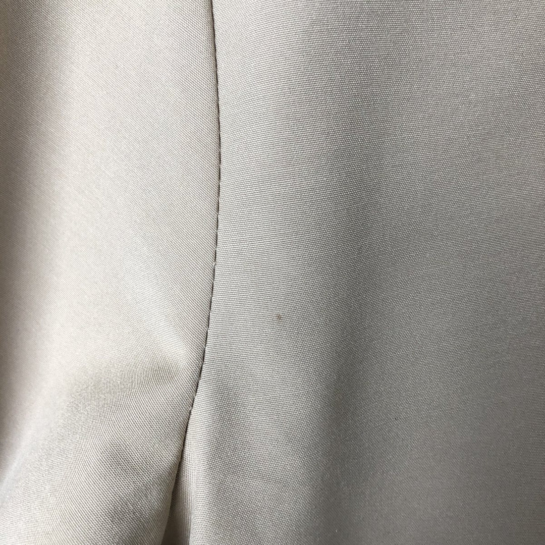 SASKA SKIWEAR Open Collar Warm-up Pullover, Men's M Size polyester Beige type Vintage Second Hand