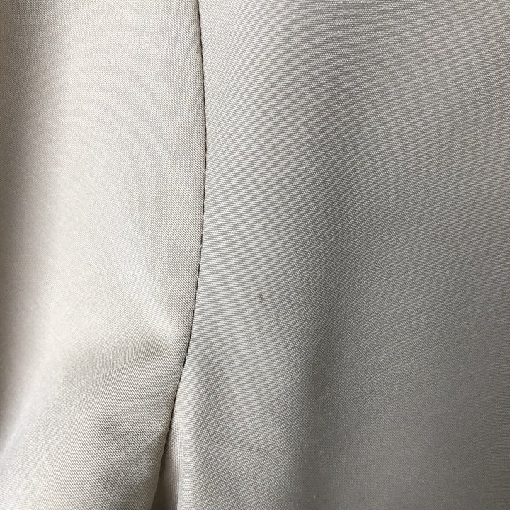 SASKA SKIWEAR Open Collar Warm-up Pullover, Men's M Size polyester Beige type Vintage Second Hand