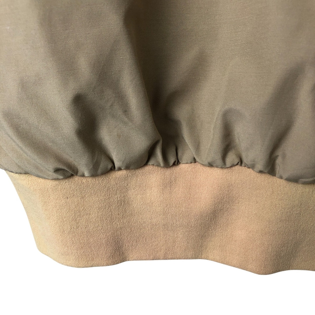 SASKA SKIWEAR Open Collar Warm-up Pullover, Men's M Size polyester Beige type Vintage Second Hand