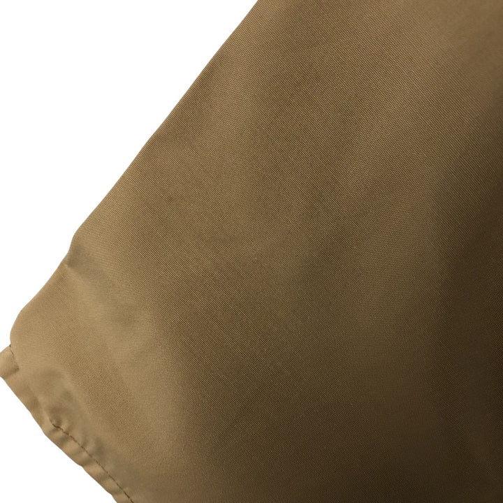 SASKA SKIWEAR Open Collar Warm-up Pullover, Men's M Size polyester Beige type Vintage Second Hand