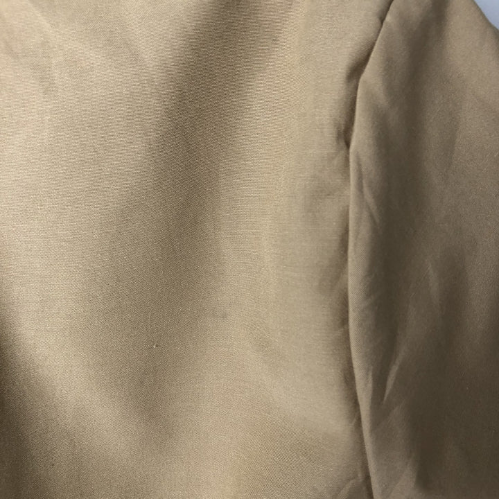 SASKA SKIWEAR Open Collar Warm-up Pullover, Men's M Size polyester Beige type Vintage Second Hand