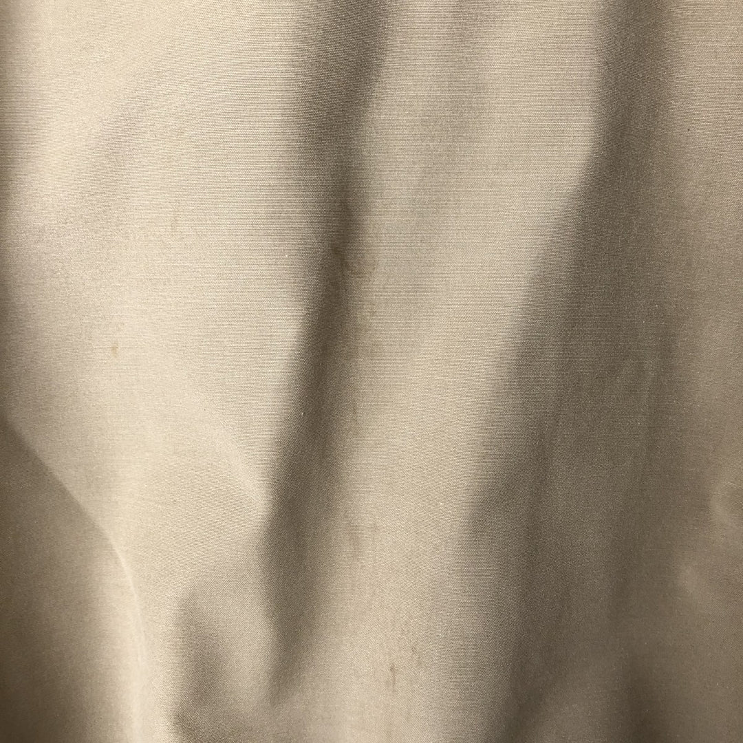 SASKA SKIWEAR Open Collar Warm-up Pullover, Men's M Size polyester Beige type Vintage Second Hand