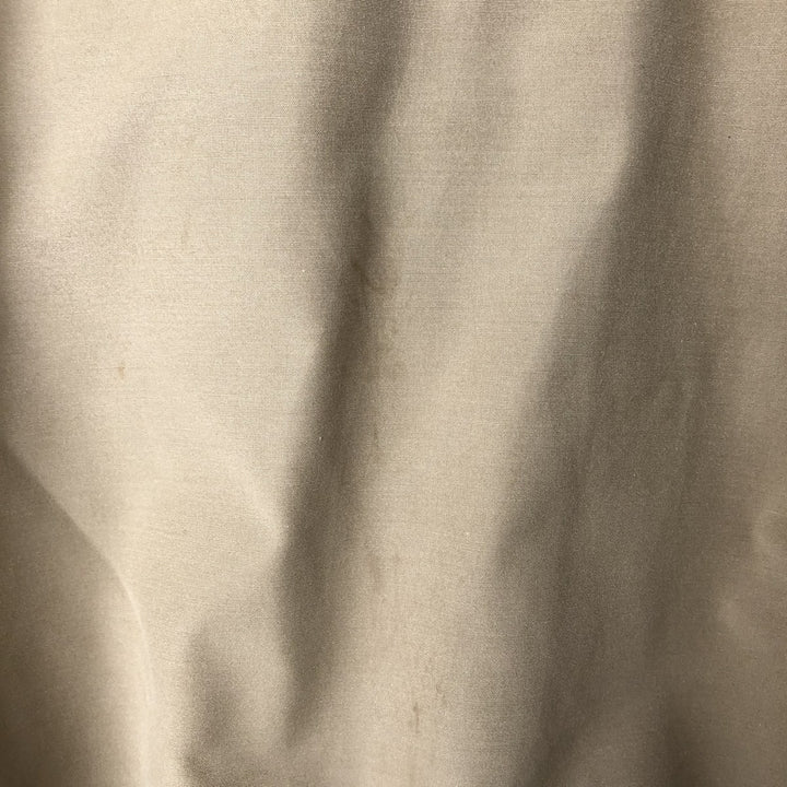 SASKA SKIWEAR Open Collar Warm-up Pullover, Men's M Size polyester Beige type Vintage Second Hand