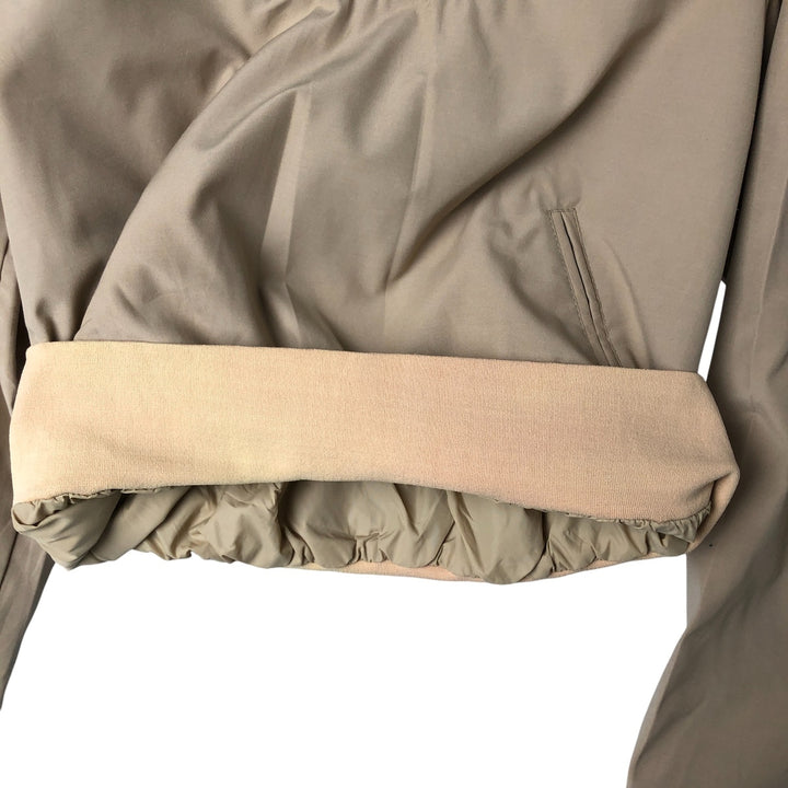 SASKA SKIWEAR Open Collar Warm-up Pullover, Men's M Size polyester Beige type Vintage Second Hand