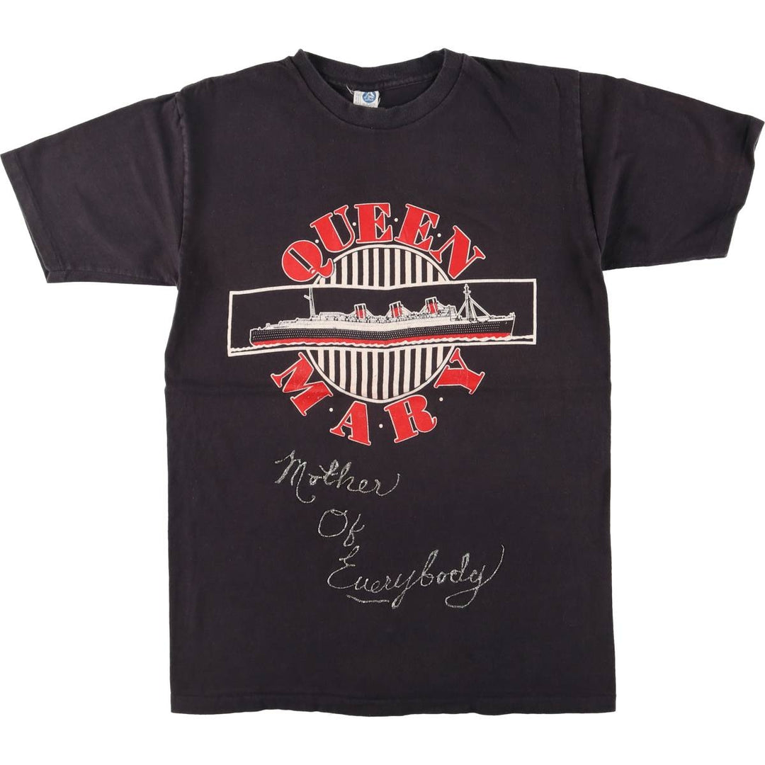 Vintage 80'S Altex Printed T-shirt, Made in USA, Men's M size cotton black type Vintage Second Hand