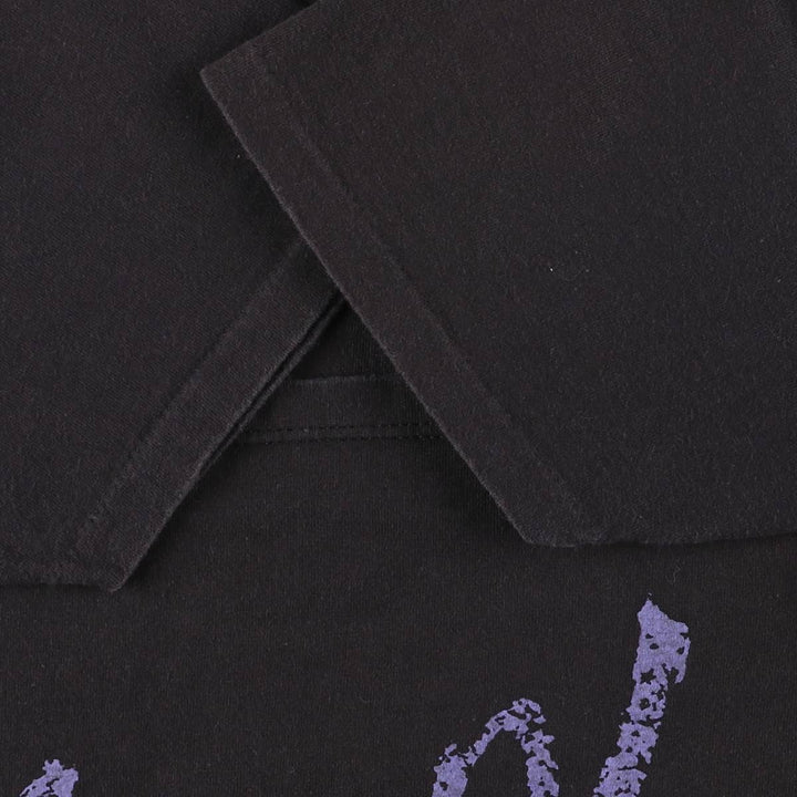 Vuarnet Art T-shirt Made in USA Men's L size cotton black type Vintage Second Hand