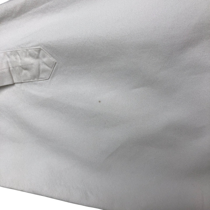 Ralph Lauren YARMOUTH long sleeve button down shirt, men's size L cotton white type Vintage Second Hand