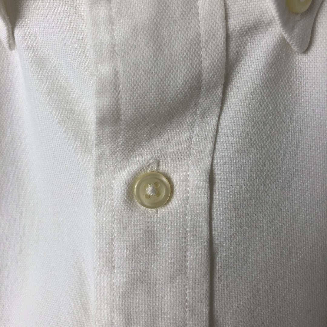 Ralph Lauren Performance Long Sleeve Button Down Shirt, Men's Size L cotton white type Vintage Second Hand