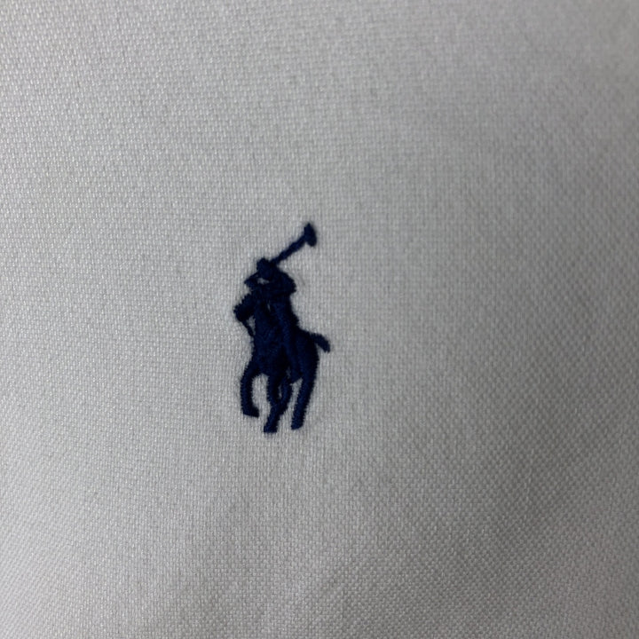 Ralph Lauren Performance Long Sleeve Button Down Shirt, Men's Size L cotton white type Vintage Second Hand