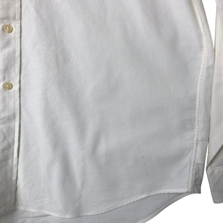 Ralph Lauren Performance Long Sleeve Button Down Shirt, Men's Size L cotton white type Vintage Second Hand